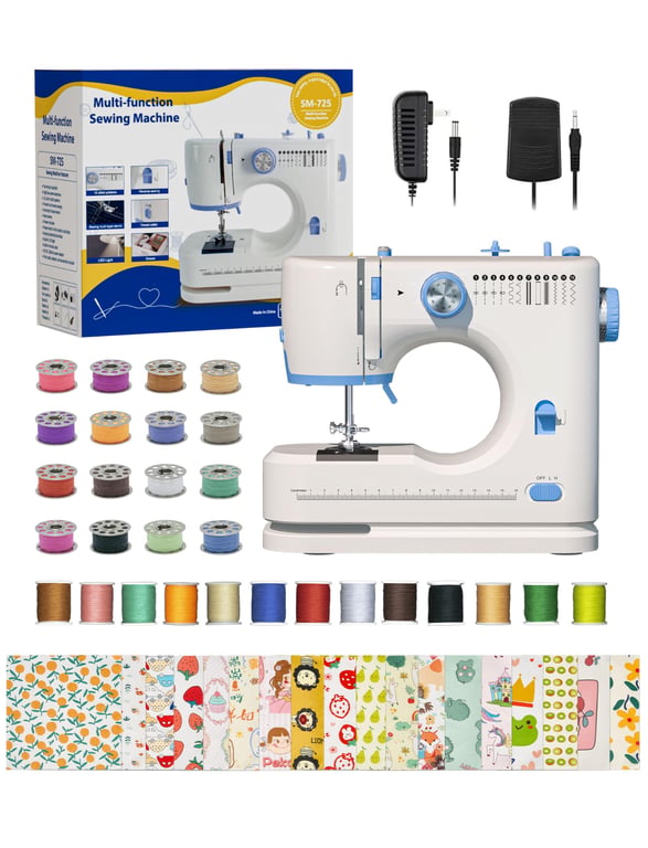 MOWLIE 12-Stitch Portable Sewing Machine