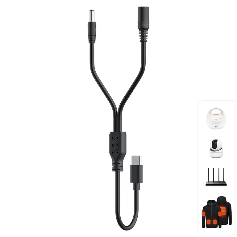 VINTELEIN Type‑C to DC Adapter Cable