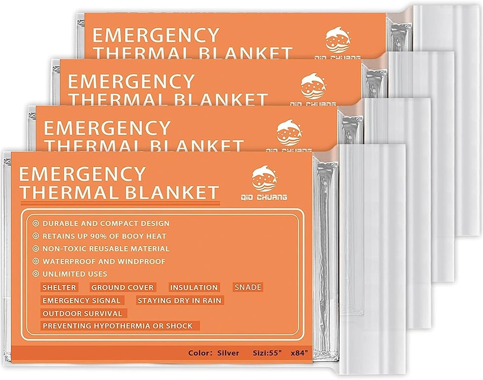QIO CHUANG Mylar Thermal Blankets