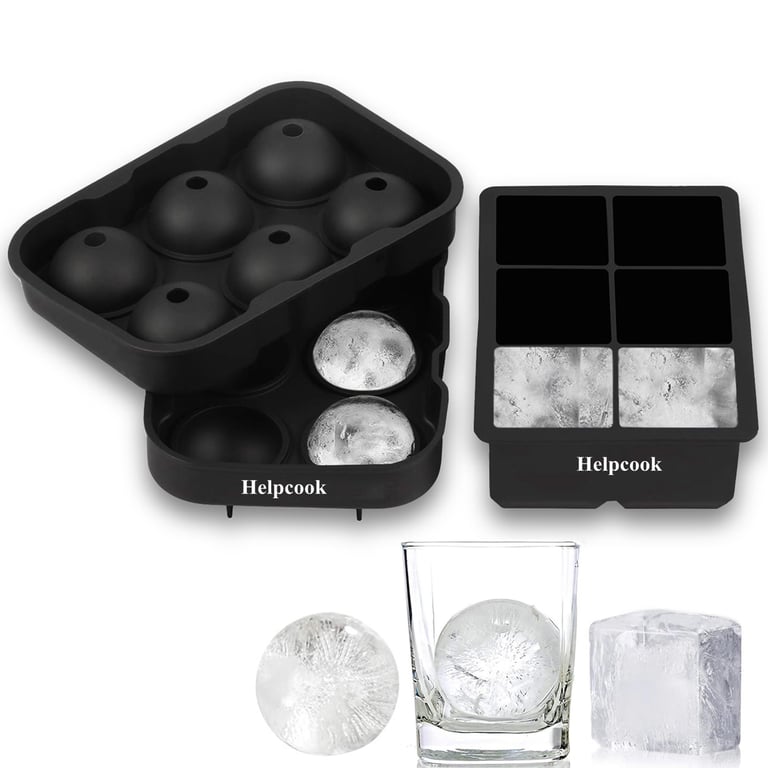 Helpcook Ice Cube & Sphere Mold Set