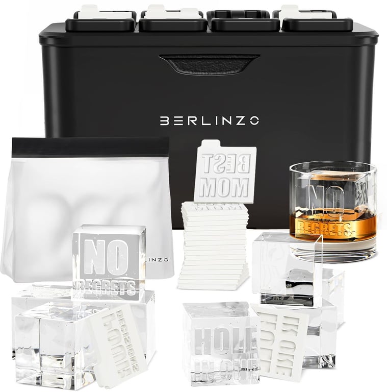 Berlinzo Clear Ice Cube Maker