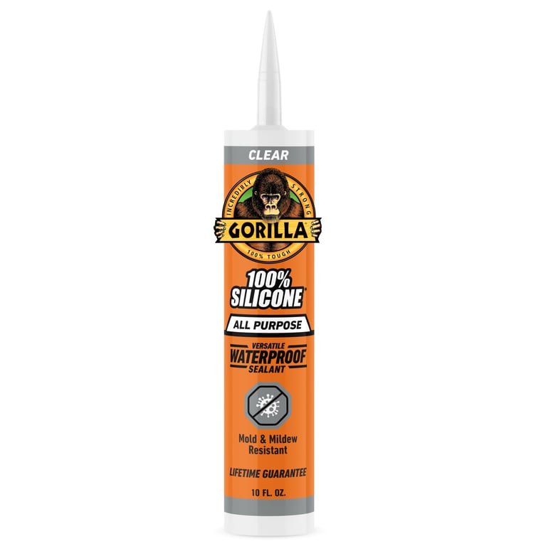 Gorilla Clear Silicone Caulk