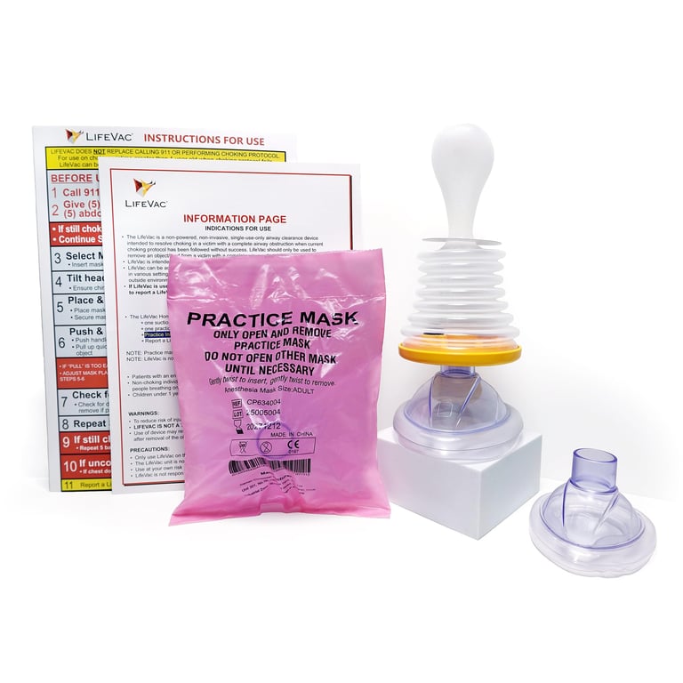 LifeVac Portable Airway Suction Device