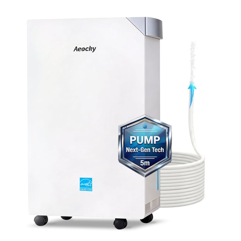 AEOCKY 4500 Sq.Ft Dehumidifier with Pump