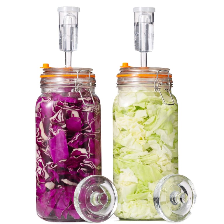 JILLMO 2L Glass Fermentation Jar
