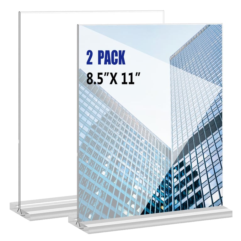 KOOLDE Acrylic Sign Holder