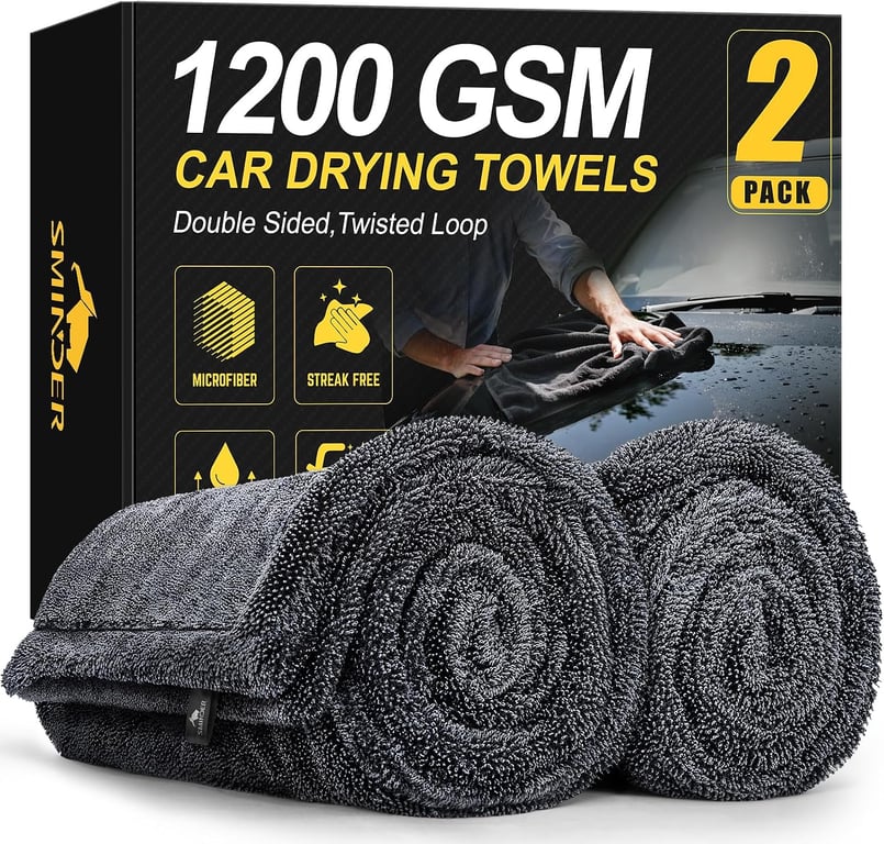 SMINDER Car Drying Towels 2 Pack