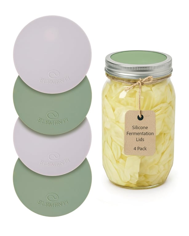 Elementi Silicone Fermentation Lids