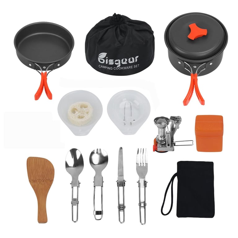 Bisgear 16pc Camping Cookware Set