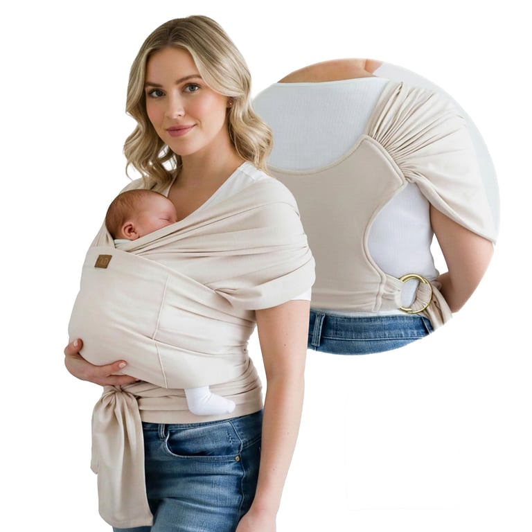 TAB Beige Baby Carrier Wrap