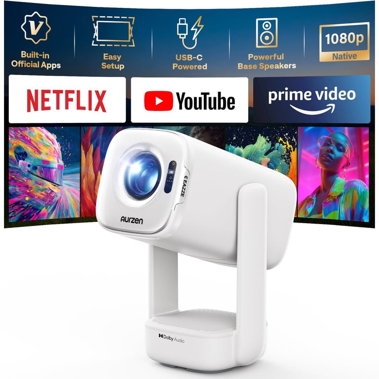 Aurzen D1 Portable Projector