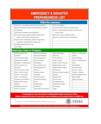 Emergency Preparedness Checklist