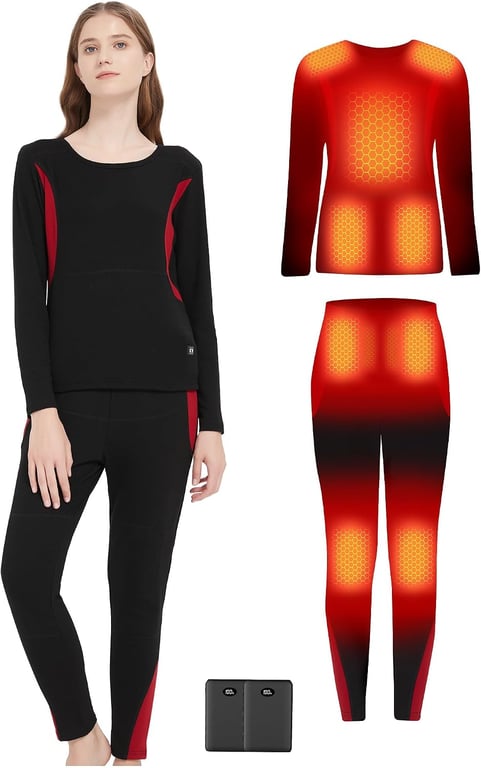 CYCYHEAT Heated Thermal Pants Set