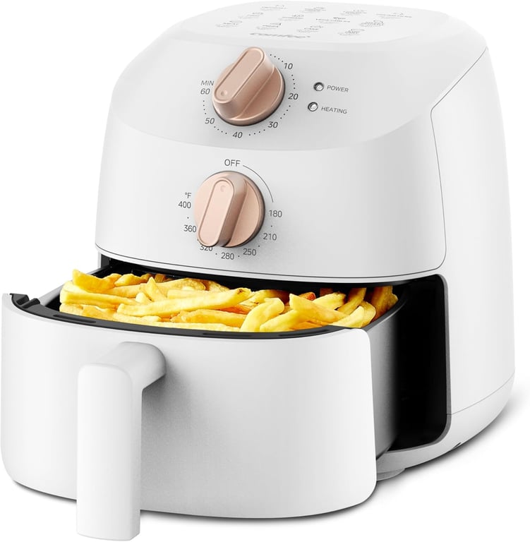 COMFEE' 2.1 Qt Mini Air Fryer (White)