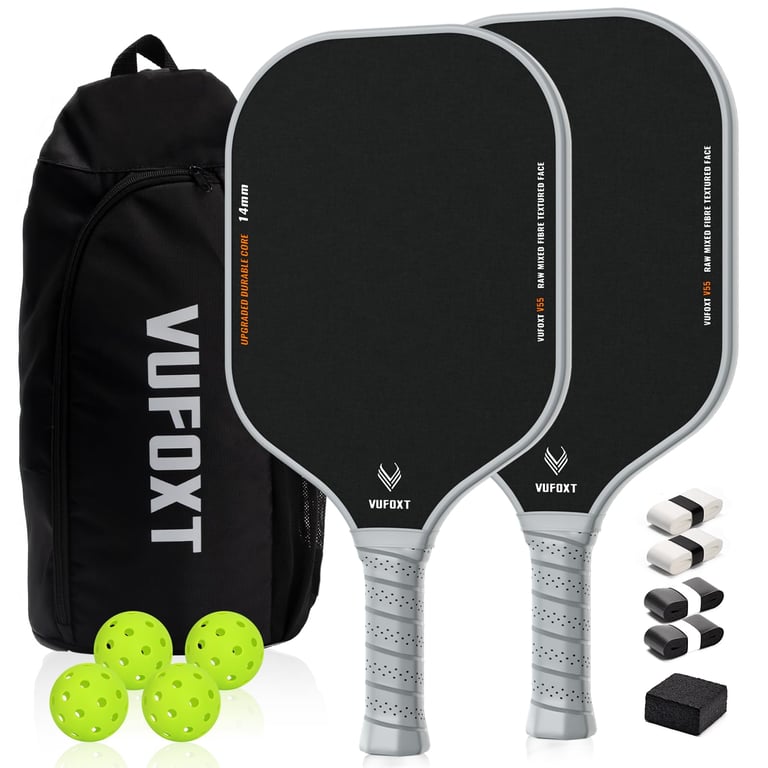 VUFOXT Carbon Pickleball Paddle Set