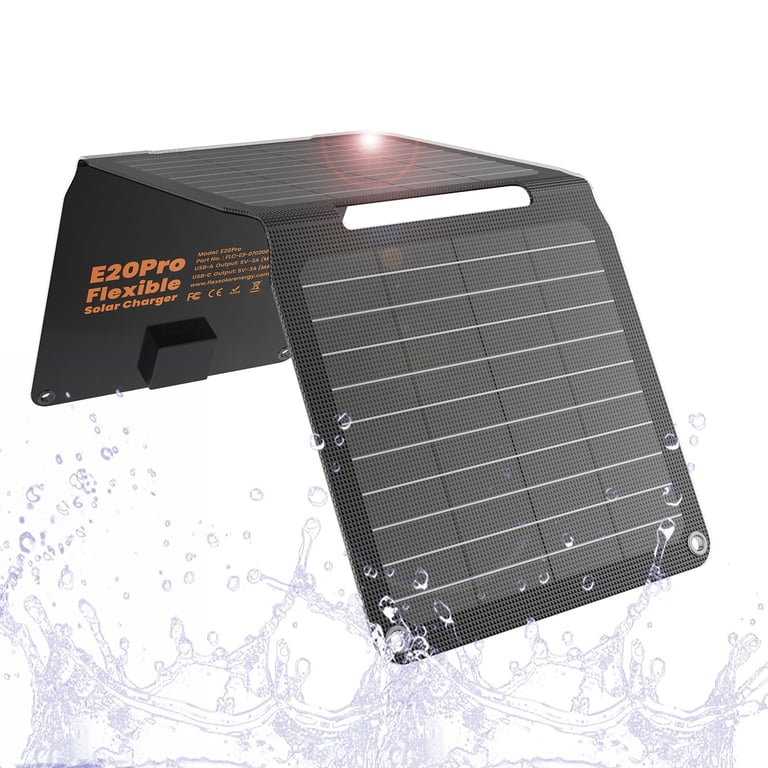 FlexSolar 20W Foldable Solar Panel Charger