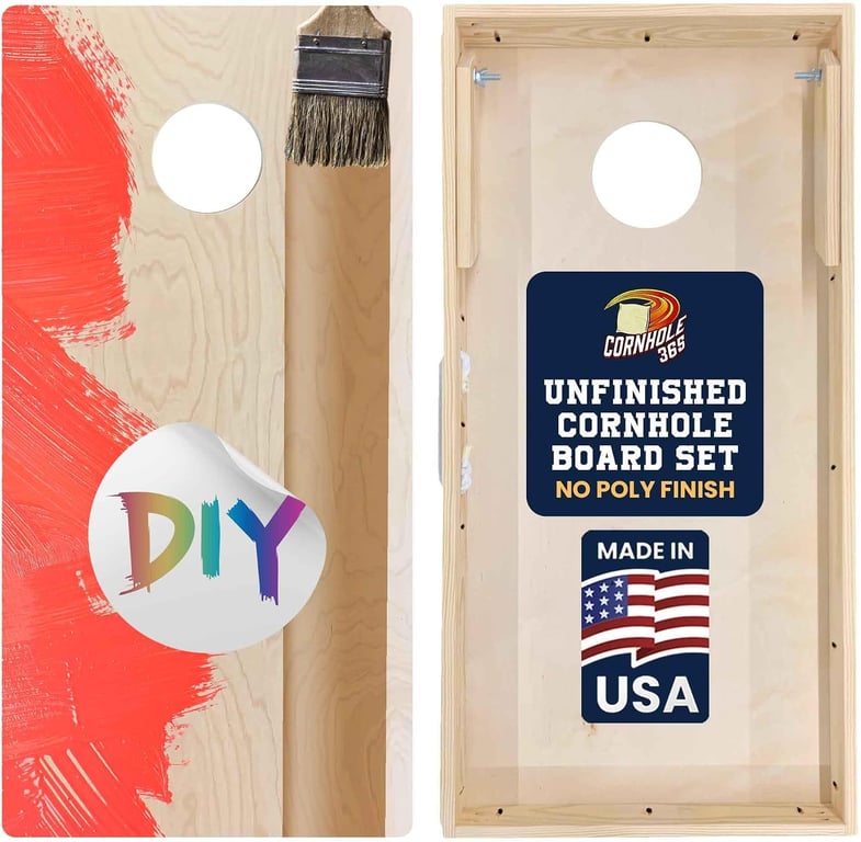 Cornhole365 Two Cornhole Boards for Customization