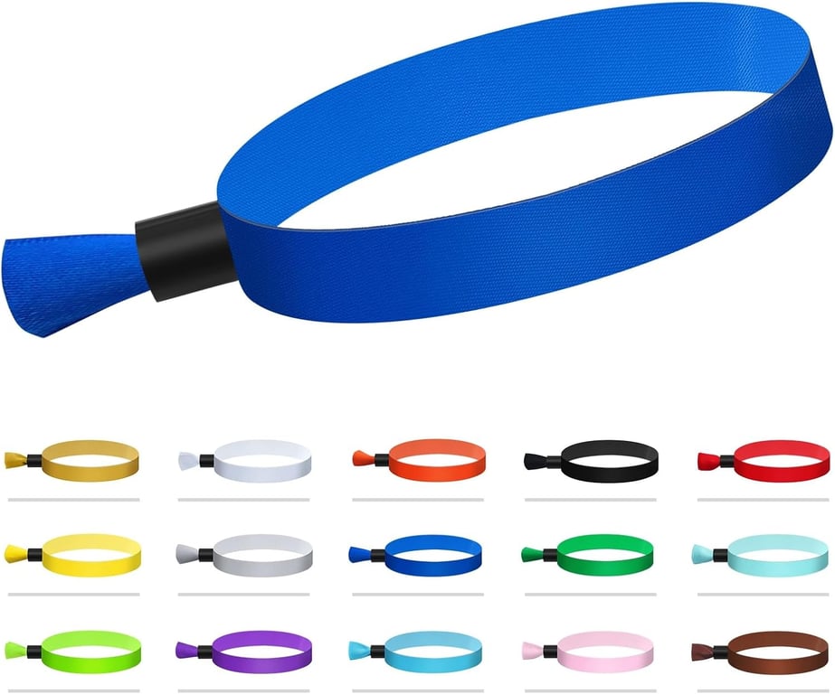Blue Cloth Wristbands