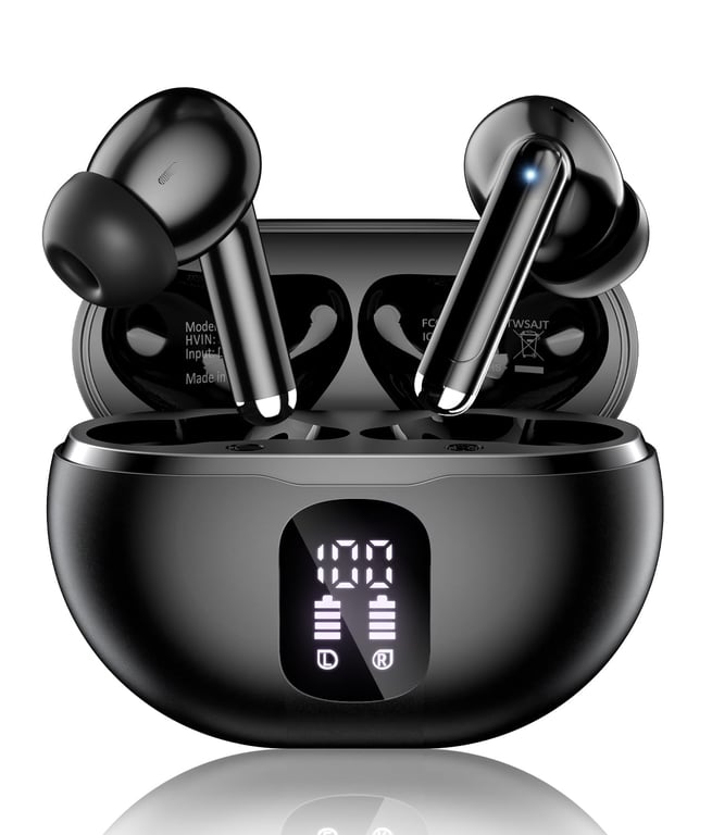 XIAOWTEK Bluetooth 5.4 LED Earbuds