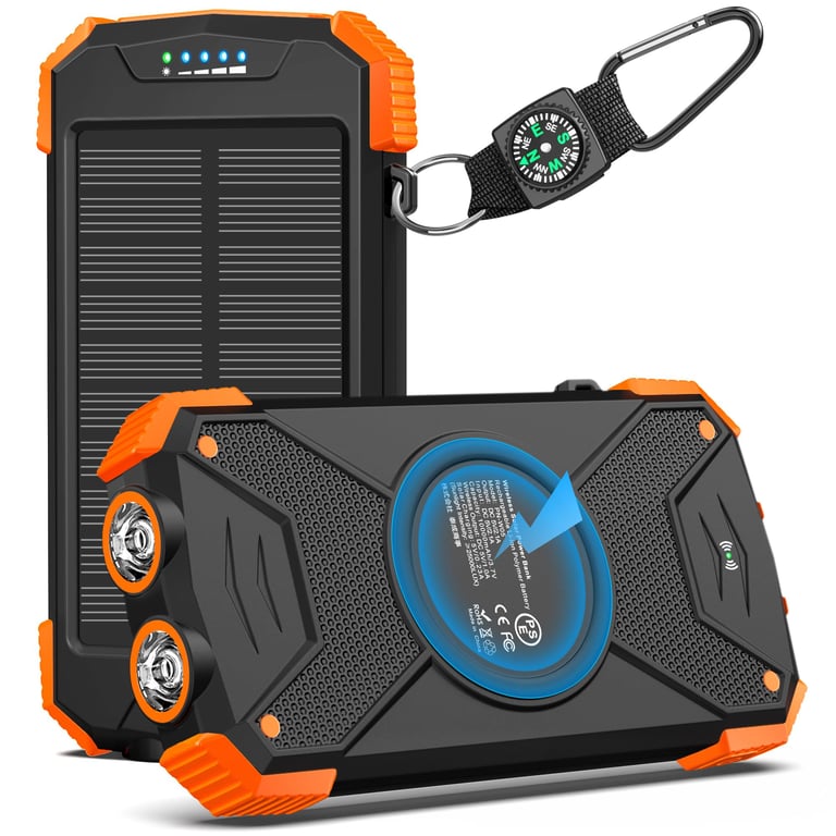 BLAVOR 10,000mAh Solar Power Bank