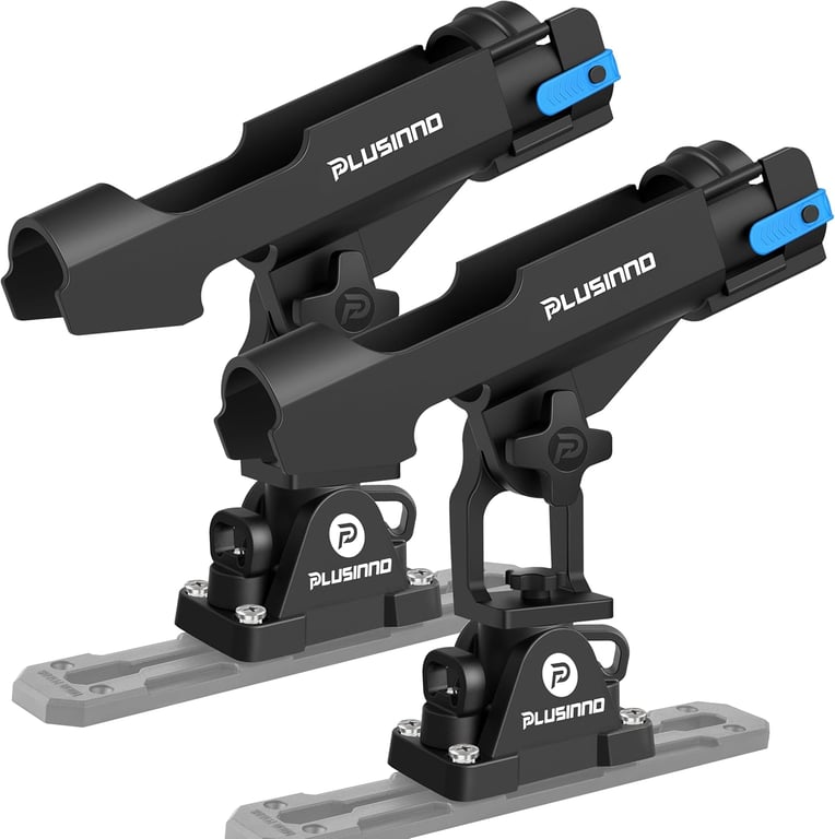 PLUSINNO 2‑in‑1 Kayak Rod Holder