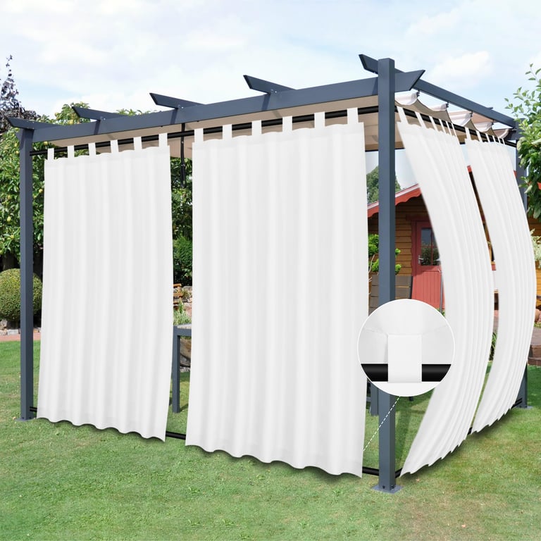 Easy-Going Outdoor Patio Curtains