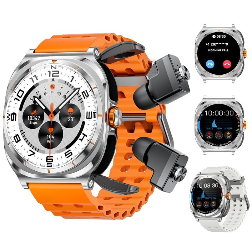 FANCHENGZI Smartwatch with Earbuds