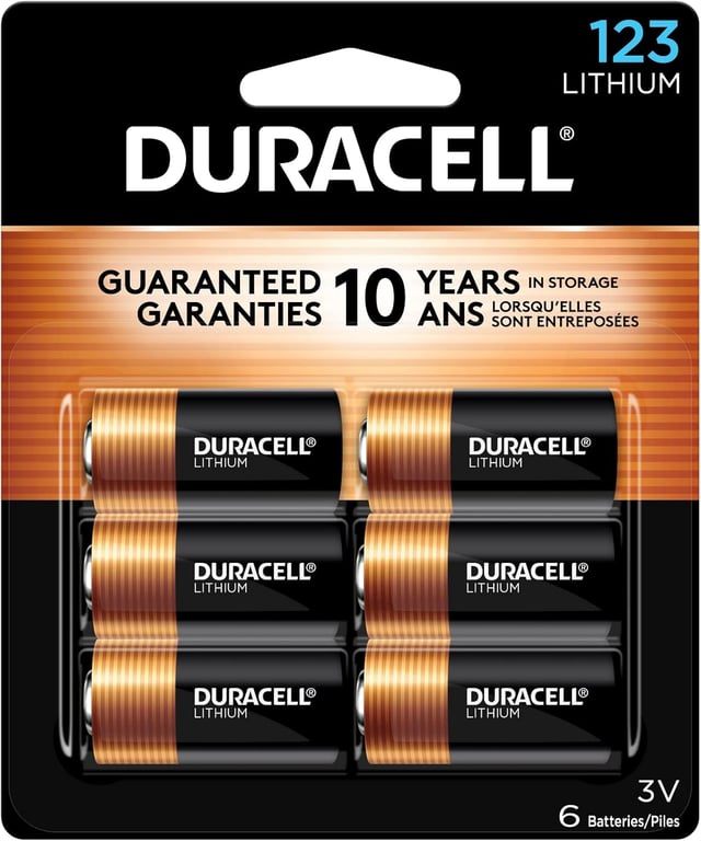 Duracell CR123A 6-Pack