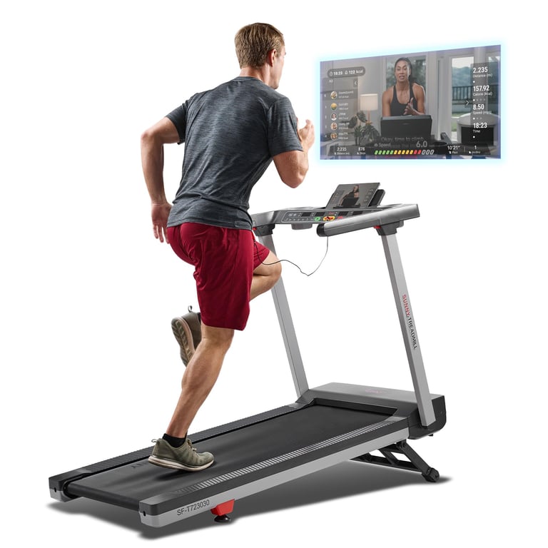 Sunny Auto Incline Foldable Treadmill