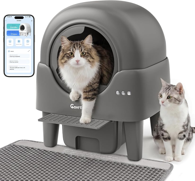 Automatic Litter Box, Self Cleaning Litter Box with APP Control