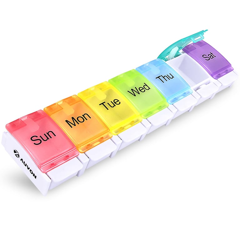 AUVON Weekly Pill Organizer