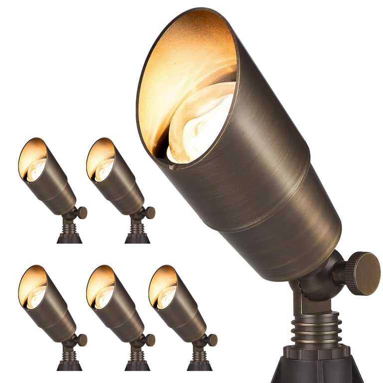 Gardencoin Brass Landscape Spotlights