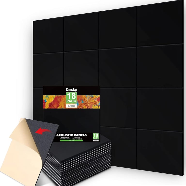 Dmsky Black Acoustic Panels