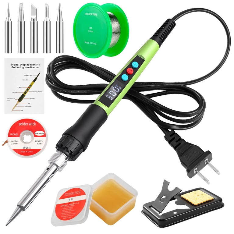 Q‑MING 100W Digital Soldering Iron Kit
