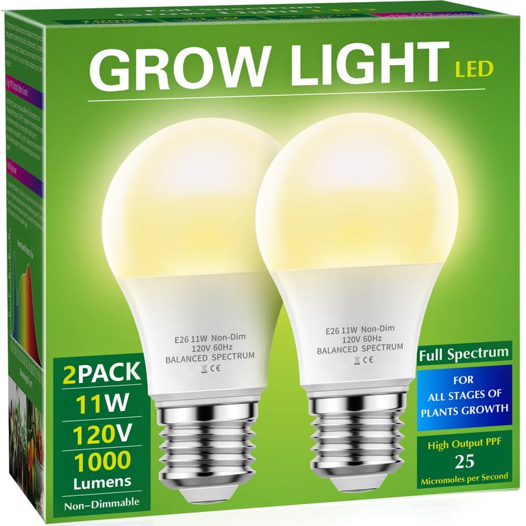 Briignite A19 LED Grow Bulb