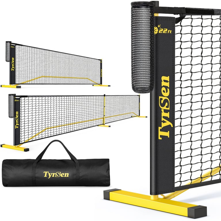 TYRSEN Portable 2-in-1 Pickleball Net