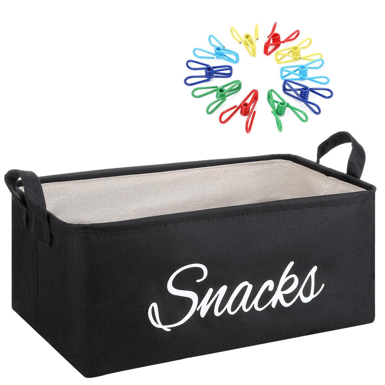 Newtay Snack Basket & Chip Clips Set