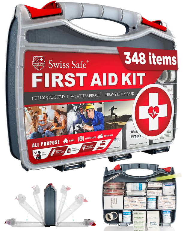 Swiss Safe 2-in-1 First Aid Kit