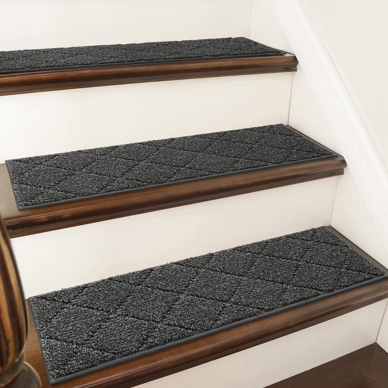 COSY HOMEER Black Non‑Slip Stair Treads