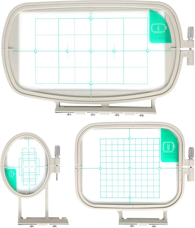 Sew Tech Brother Embroidery Hoops 3‑Pack