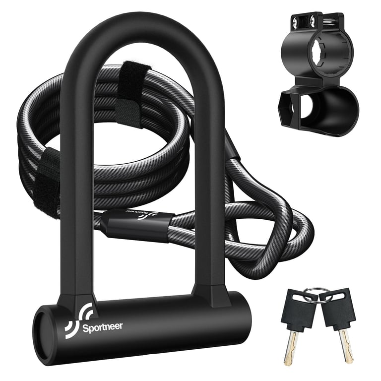 Sportneer Heavy Duty Bike U-Lock