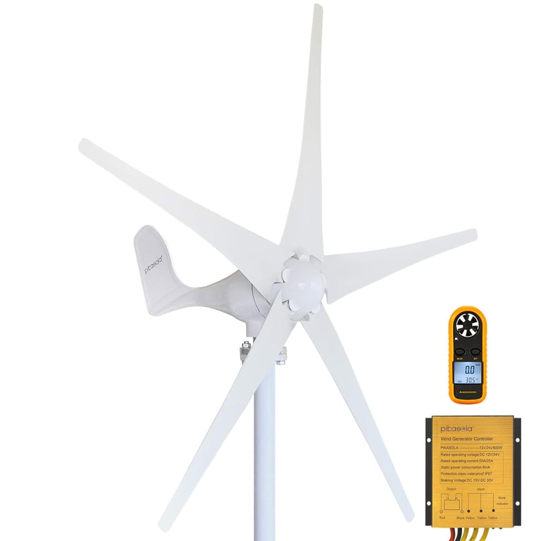 Pikasola 400W 12V Wind Turbine Kit