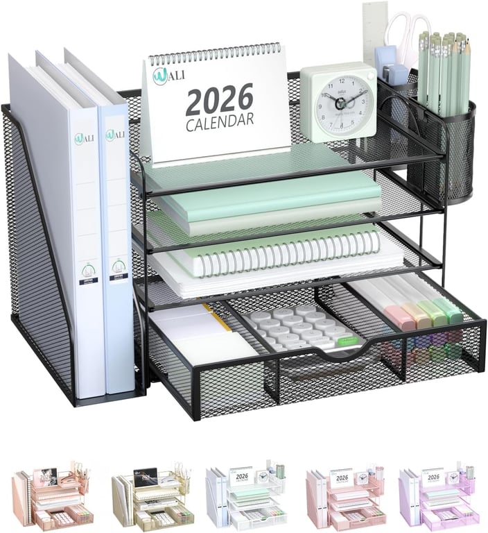 WALI Desk File Organizer