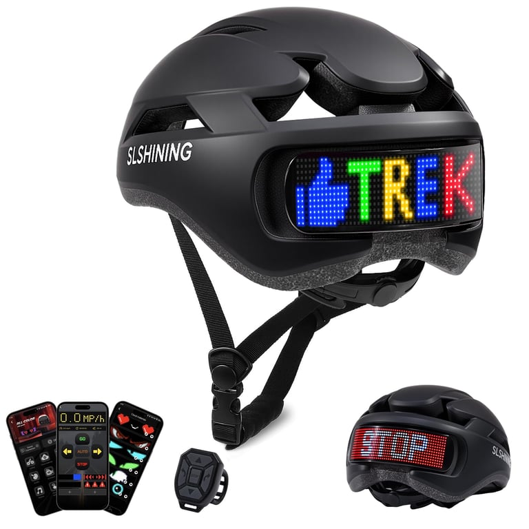 Asteron Bike Helmet with LED Signals