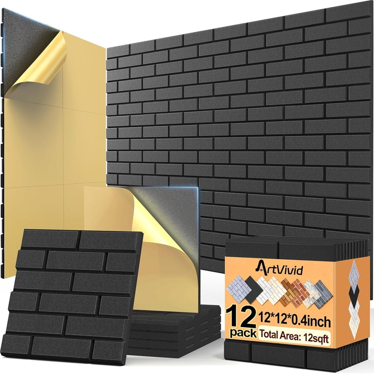 ArtVivid Brick Acoustic Panels