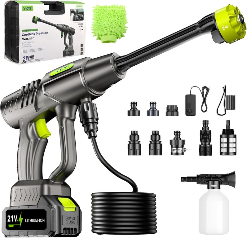 YKYI Cordless Pressure Washer