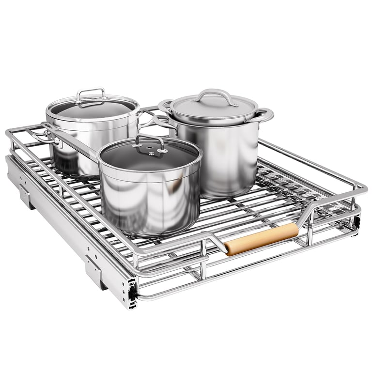 Heavy‑Duty Pull‑Out Cabinet Organizer