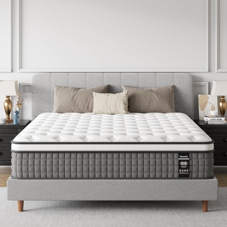 Mnuooko Queen Cooling Hybrid Mattress