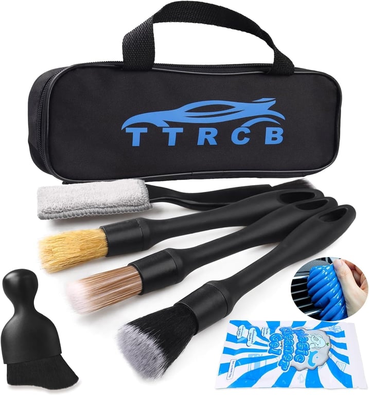 TTRCB 7-Piece Car Detailing Brush Set