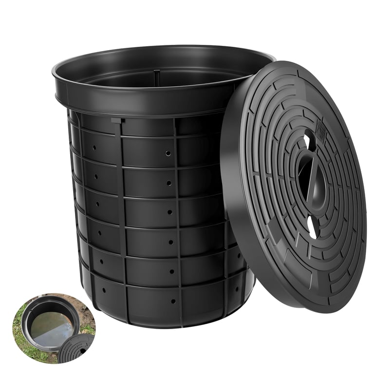 Mindoub Sump Pump Basin & Lid Combo